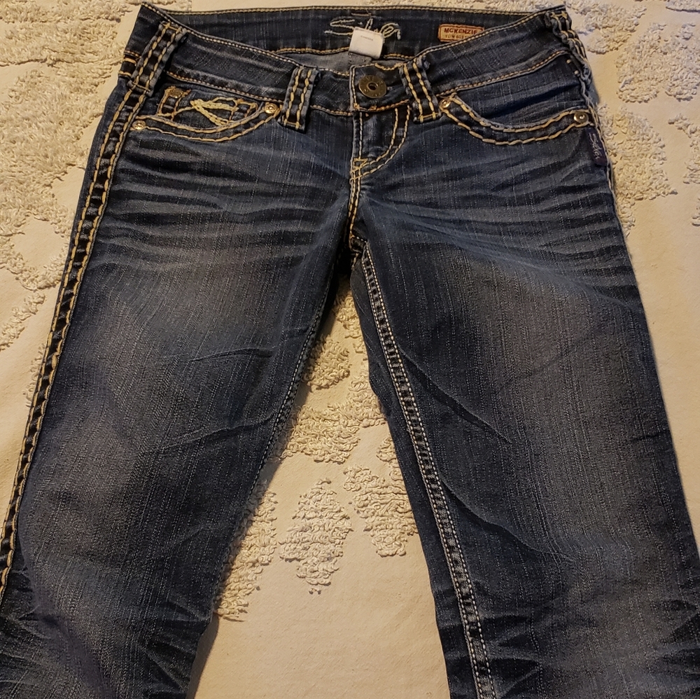Silver Jeans Juniors Sz 25/32 Skinny Boot Cut